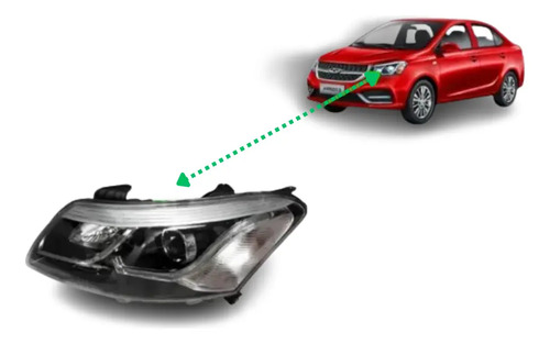Optico Izquierdo Chery Arrizo 3 2018 2021 1.5l