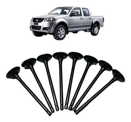 Valvulas Adm Kit (8 Unid) Wingle 6 Vgt 2.o Diesel Great Wall