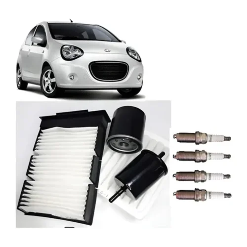 Kit Filtro + Bujias Geely Lc 1.3
