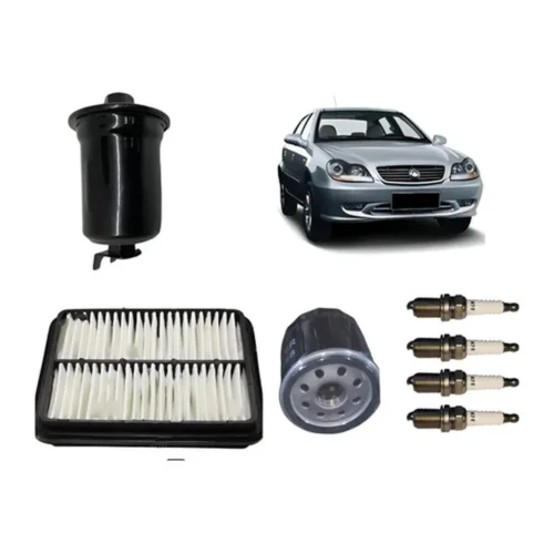 Kit De Filtros + Bujias Geely Ck 2008-2012